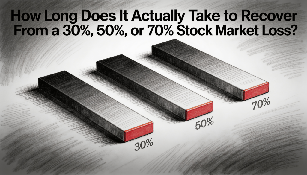 How Long Does It Actually Take to Recover From a 30%, 50%, or 70% Stock Market Loss?