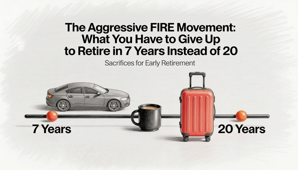The Aggressive FIRE Movement- What You Have to Give Up to Retire in 7 Years Instead of 20