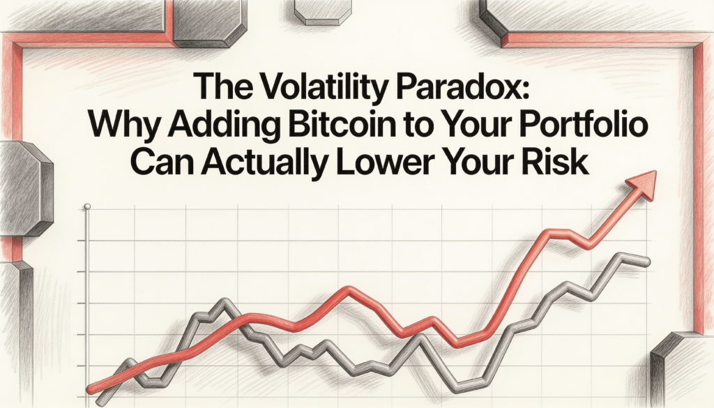 The Volatility Paradox- Why Adding Bitcoin to Your Portfolio Can Actually Lower Your Risk