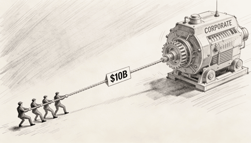 The Physics of Finance- Why Doubling a $10B Market Cap is 10x Harder Than a $1B