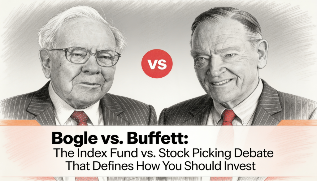 Bogle vs. Buffett- The Index Fund vs. Stock Picking Debate That Defines How You Should Invest