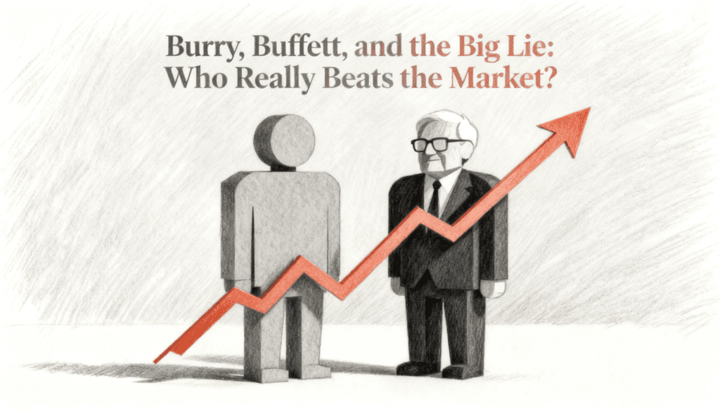 Burry, Buffett, and the Big Lie- Who Really Beats the Market?