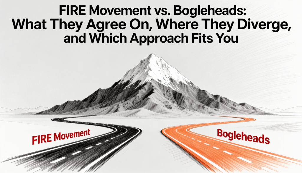 FIRE Movement vs. Bogleheads- What They Agree On, Where They Diverge, and Which Approach Fits You