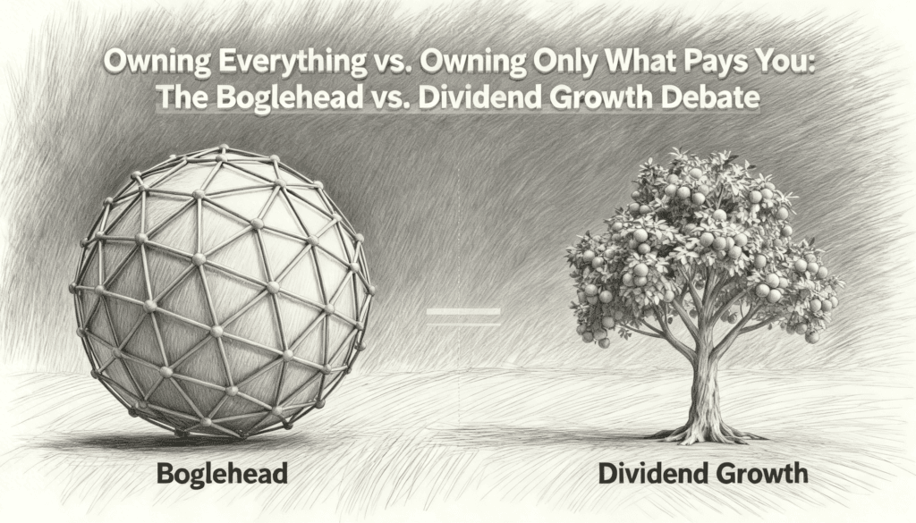 Owning Everything vs. Owning Only What Pays You- The Boglehead vs. Dividend Growth Debate