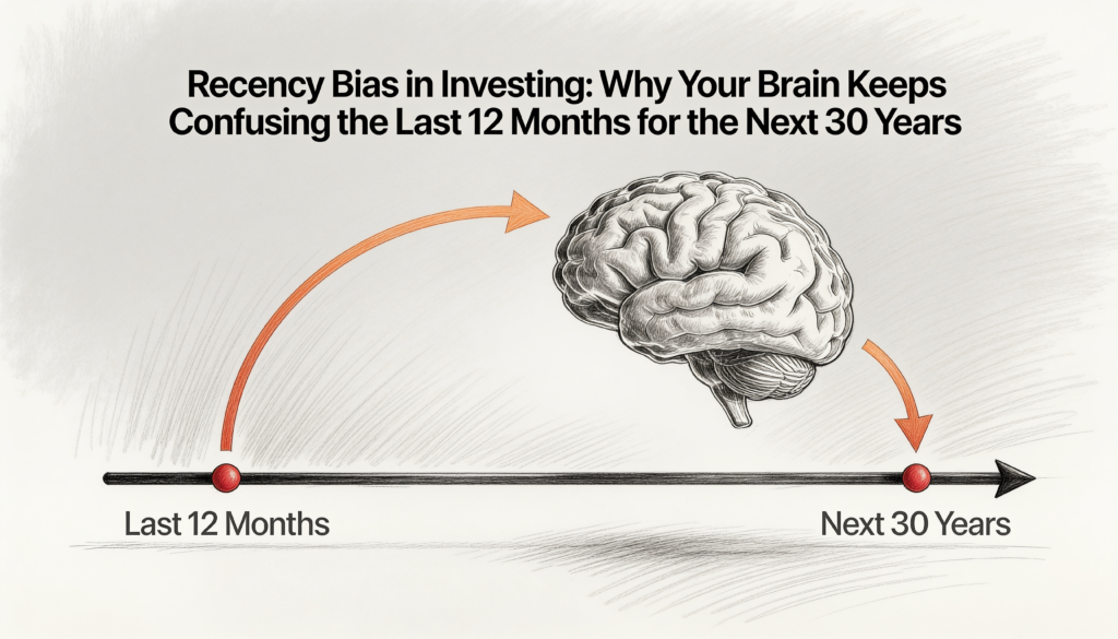 Recency Bias in Investing- Why Your Brain Keeps Confusing the Last 12 Months for the Next 30 Years