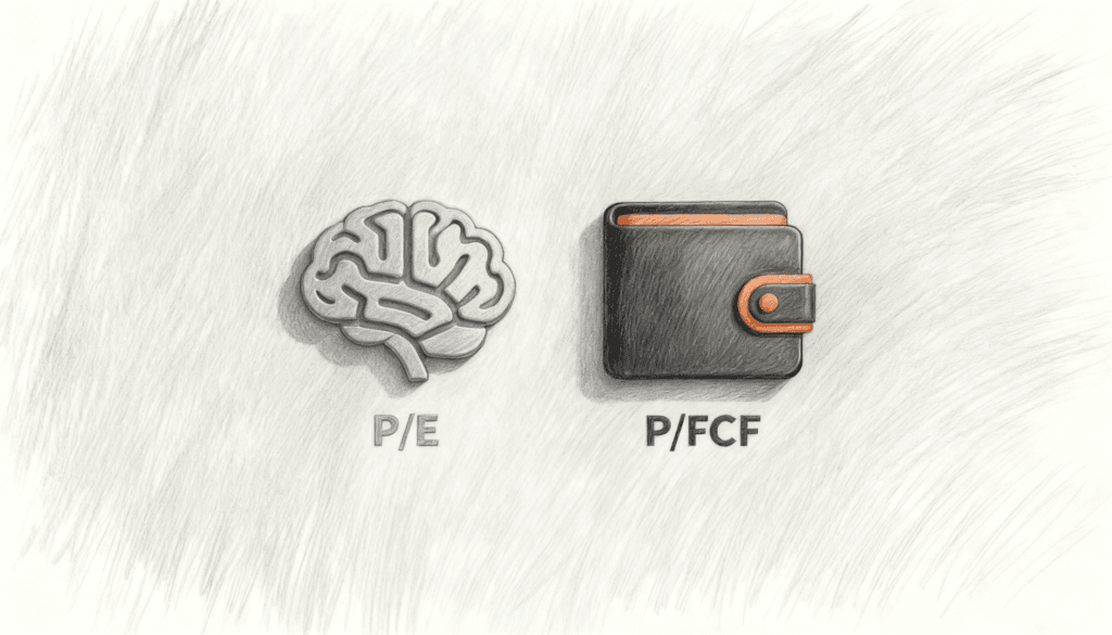 Why Your Brain Wants the P:E, but Your Wallet Needs the P:FCF
