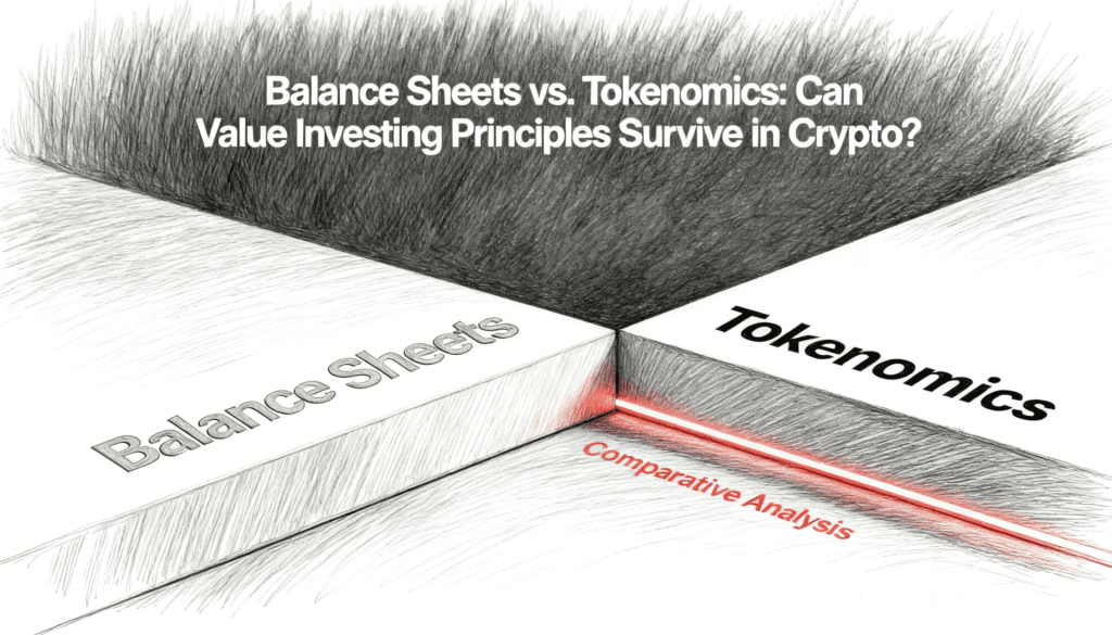 Balance Sheets vs. Tokenomics- Can Value Investing Principles Survive in Crypto?