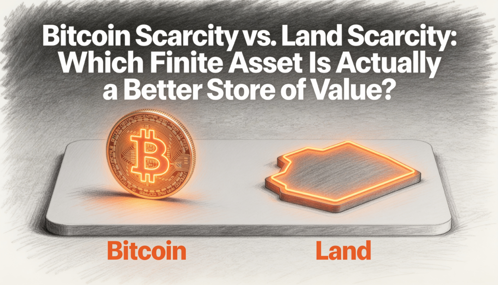 Bitcoin Scarcity vs. Land Scarcity- Which Finite Asset Is Actually a Better Store of Value?
