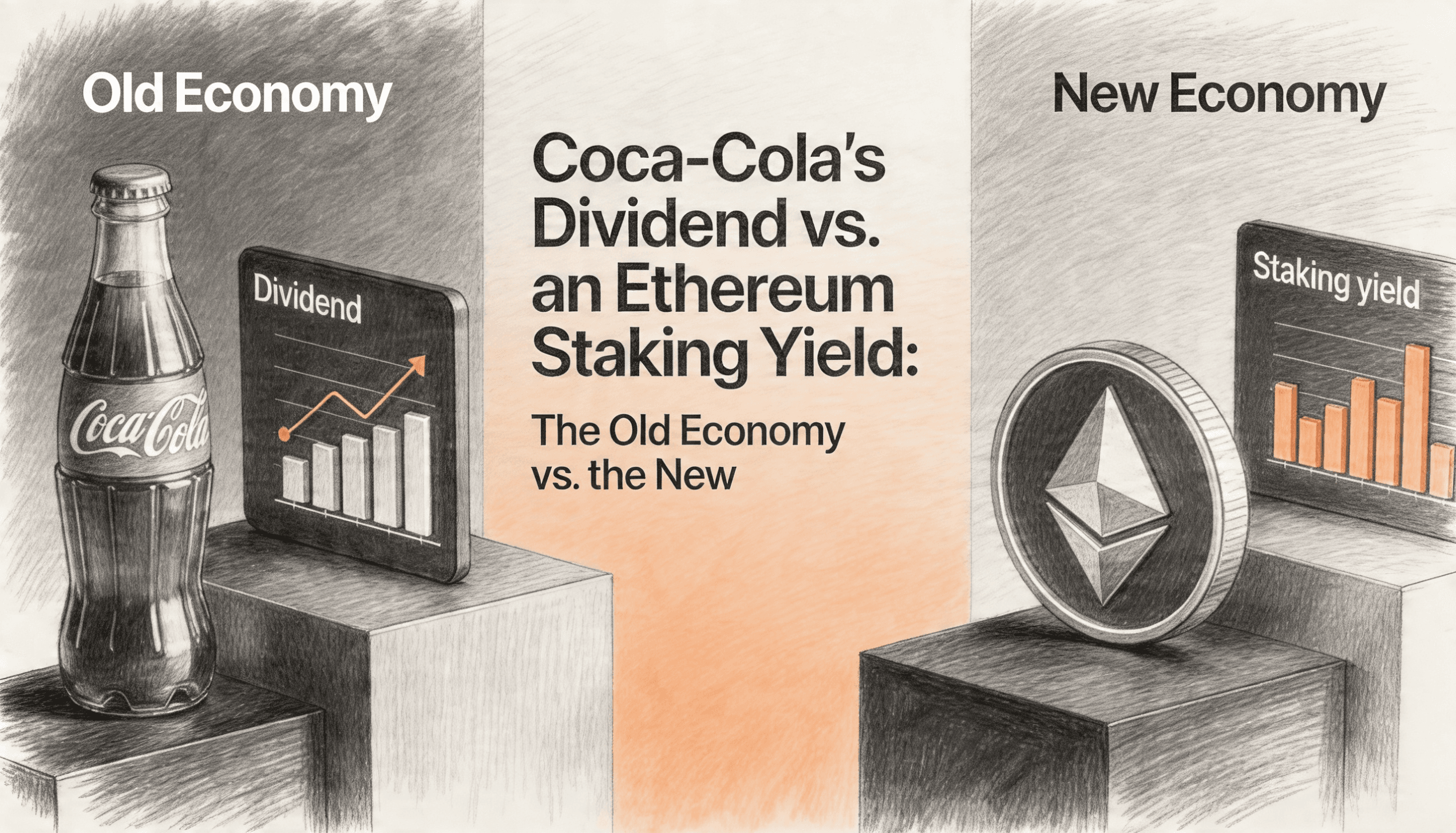 Coca-Cola's Dividend vs. an Ethereum Staking Yield- The Old Economy vs. the New