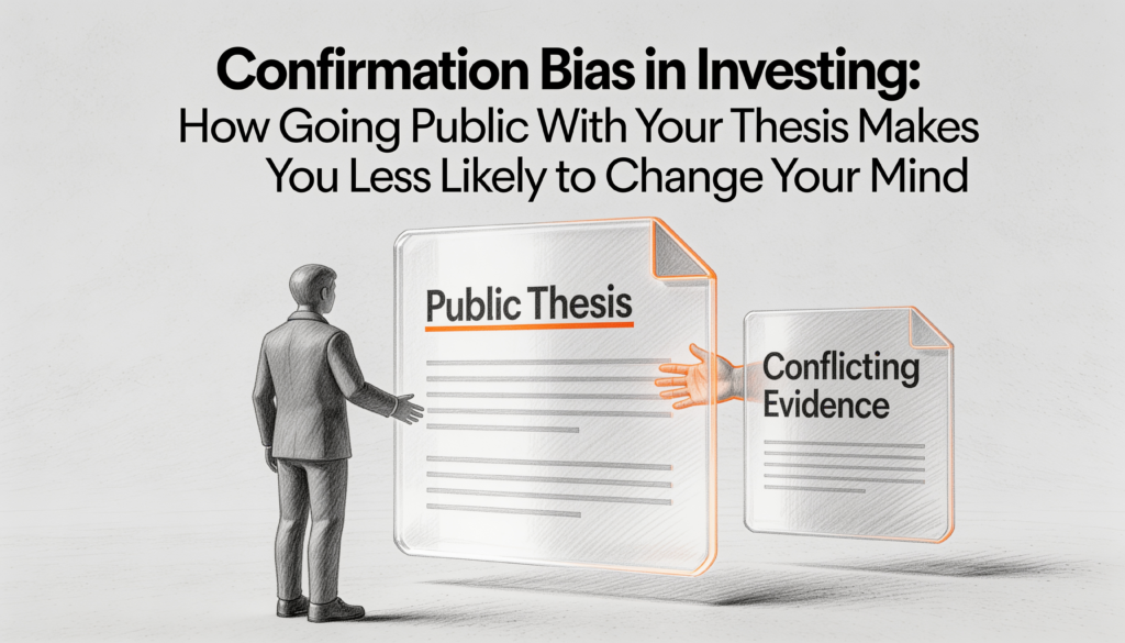 Confirmation Bias in Investing- How Going Public With Your Thesis Makes You Less Likely to Change Your Mind