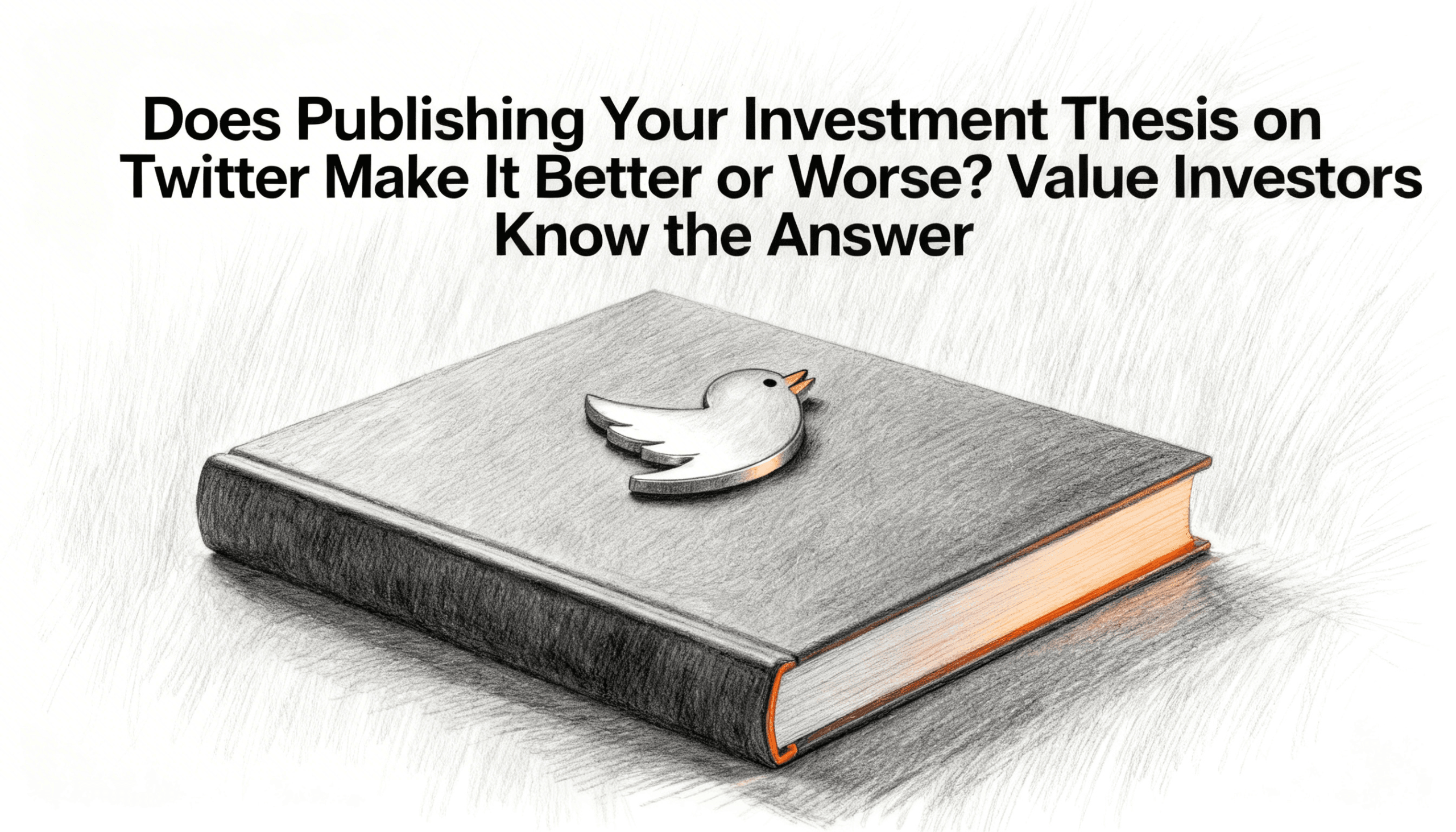 Does Publishing Your Investment Thesis on Twitter Make It Better or Worse? Value Investors Know the Answer