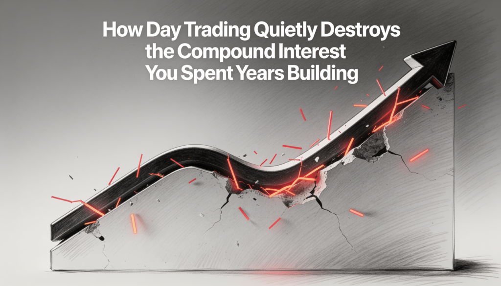 How Day Trading Quietly Destroys the Compound Interest You Spent Years Building