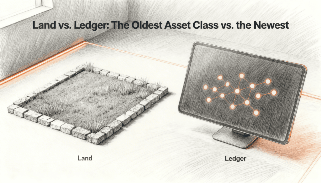 Land vs. Ledger- The Oldest Asset Class vs. the Newest