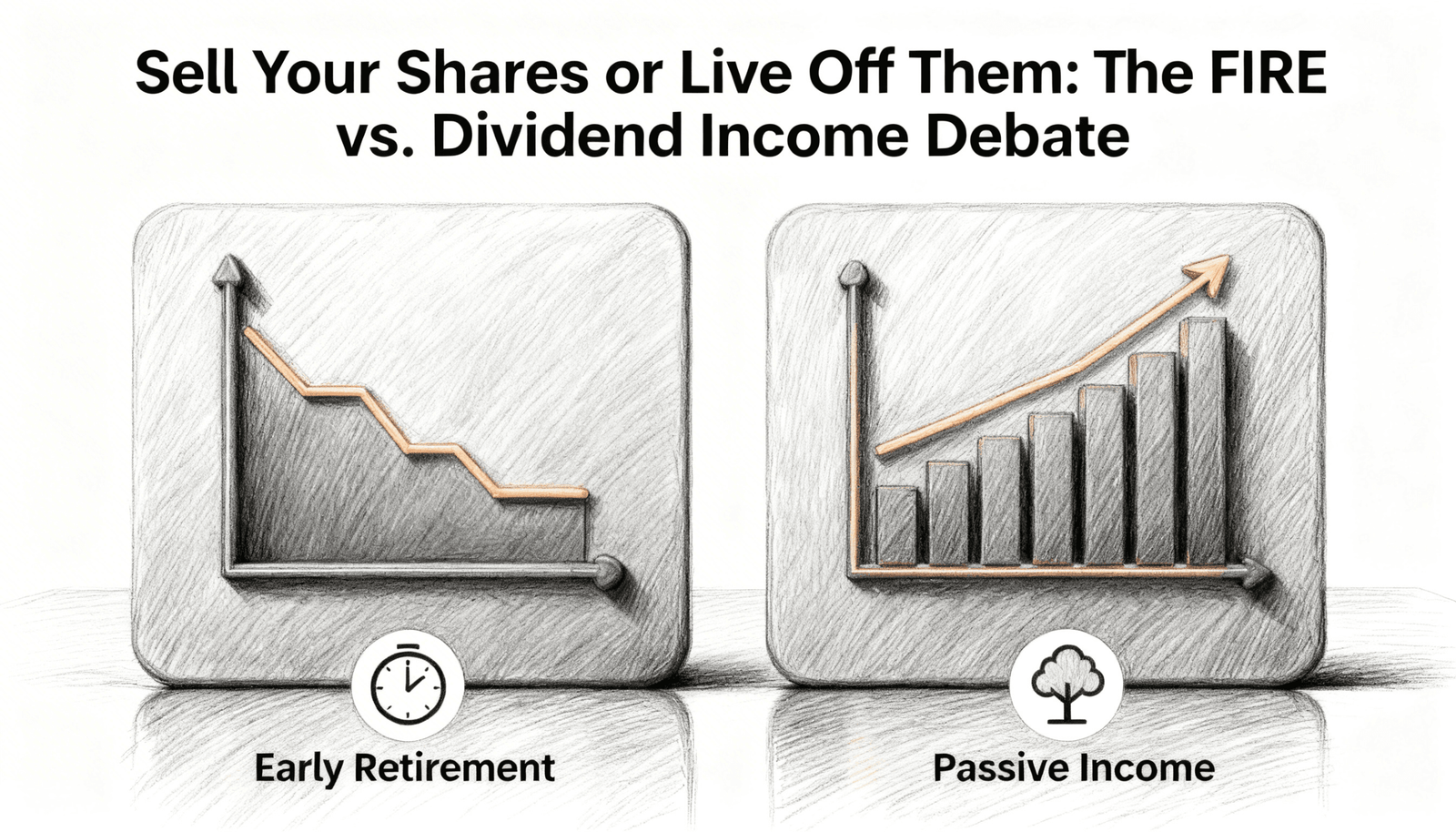 Sell Your Shares or Live Off Them- The FIRE vs. Dividend Income Debate