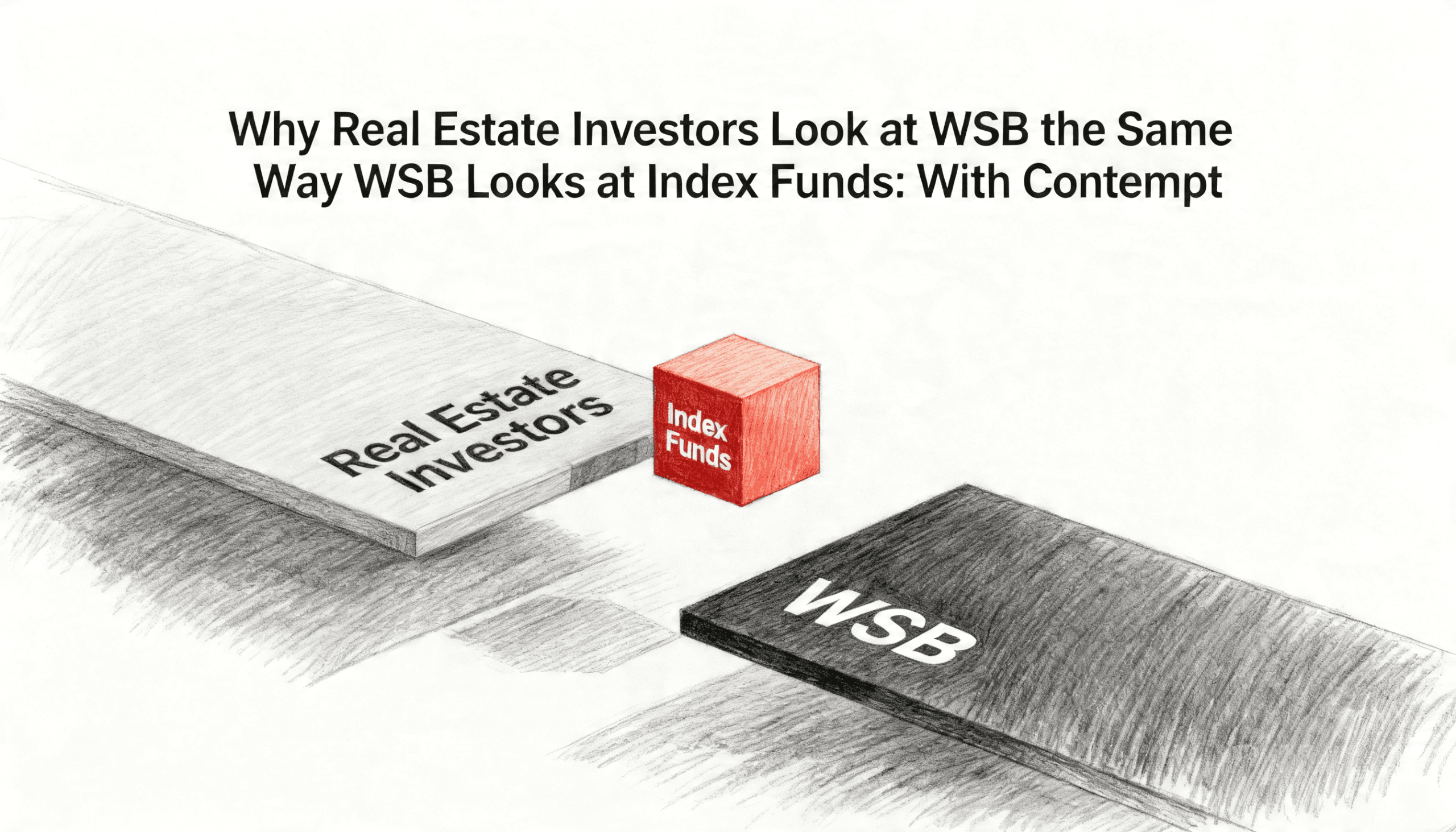Why Real Estate Investors Look at WSB the Same Way WSB Looks at Index Funds- With Contempt