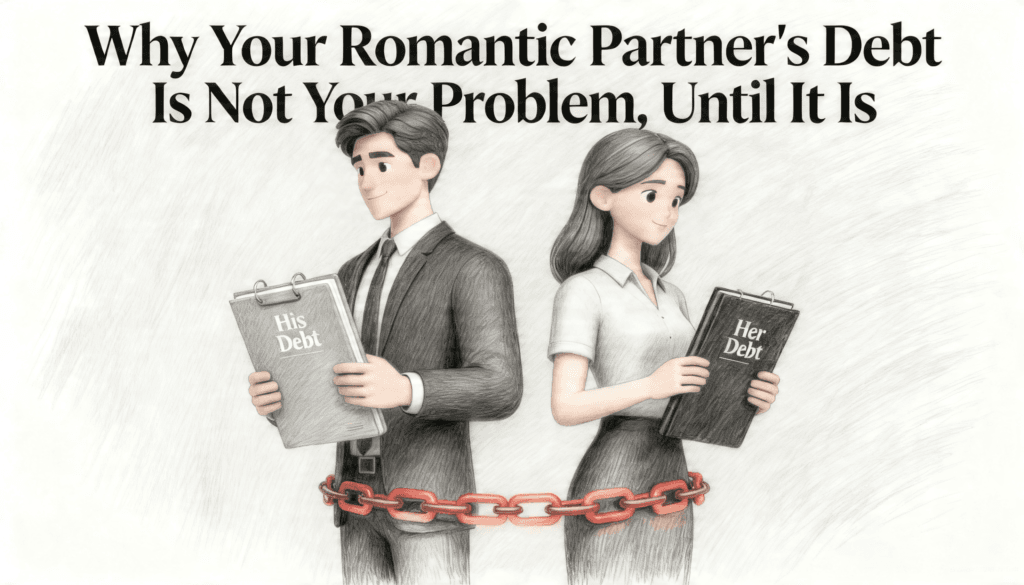 Why Your Romantic Partner's Debt Is Not Your Problem, Until It Is