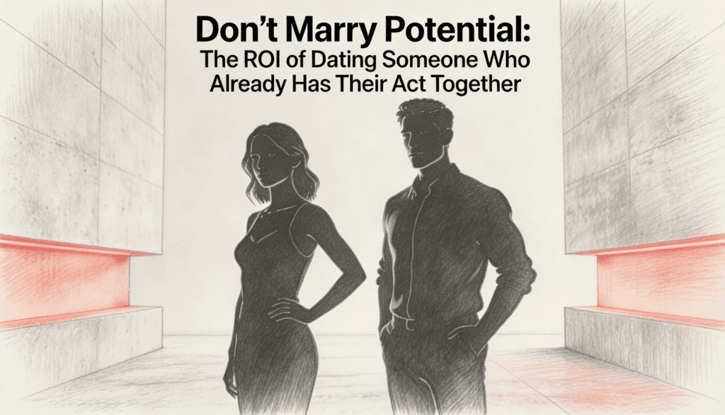Don't Marry Potential- The ROI of Dating Someone Who Already Has Their Act Together