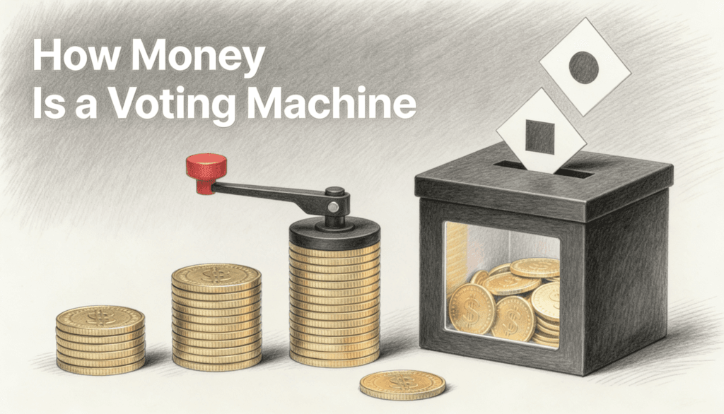 How Money Is a Voting Machine