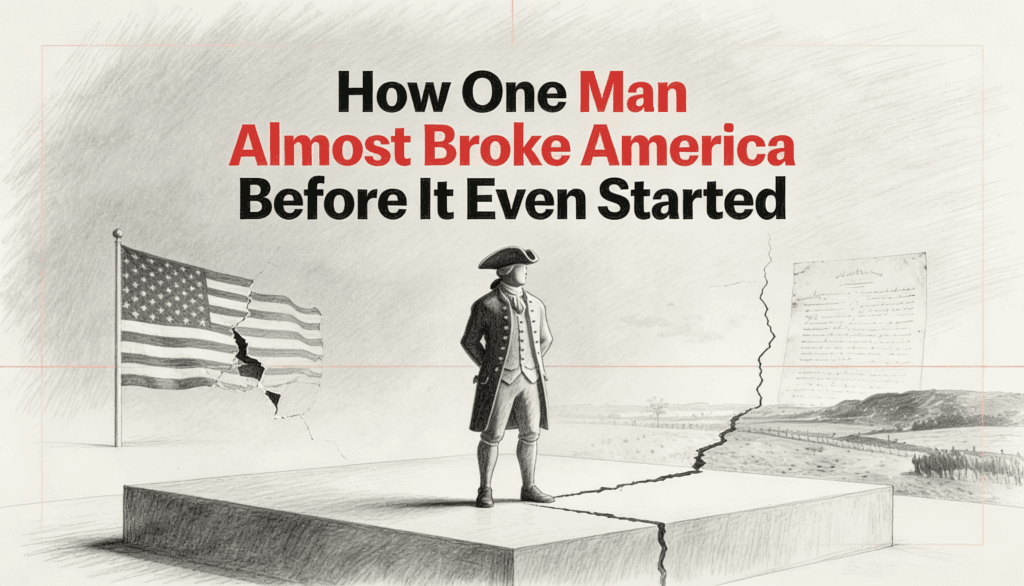 How One Man Almost Broke America Before It Even Started