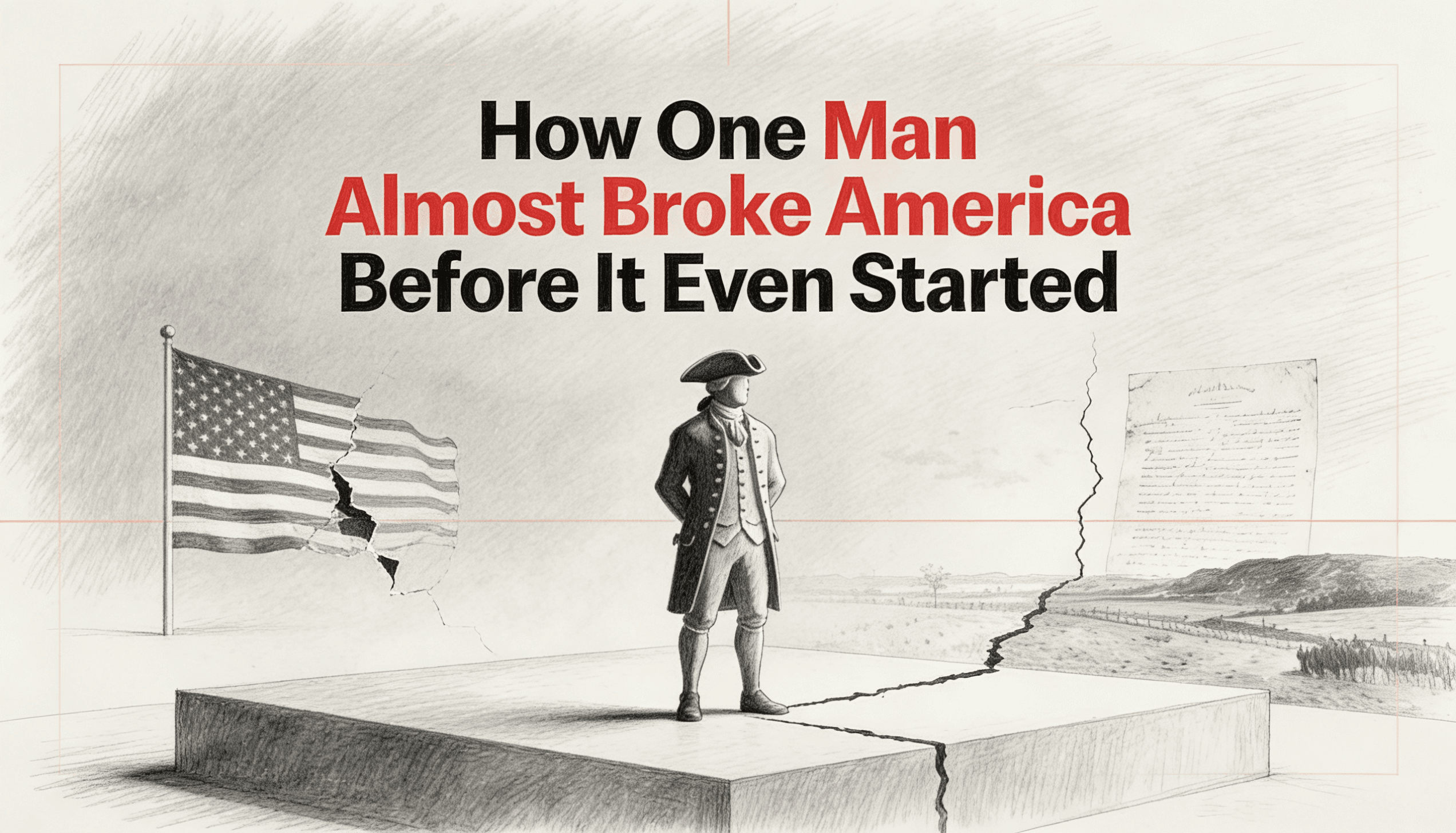 How One Man Almost Broke America Before It Even Started