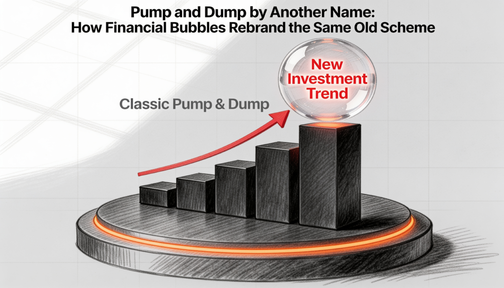 Pump and Dump by Another Name- How Financial Bubbles Rebrand the Same Old Scheme