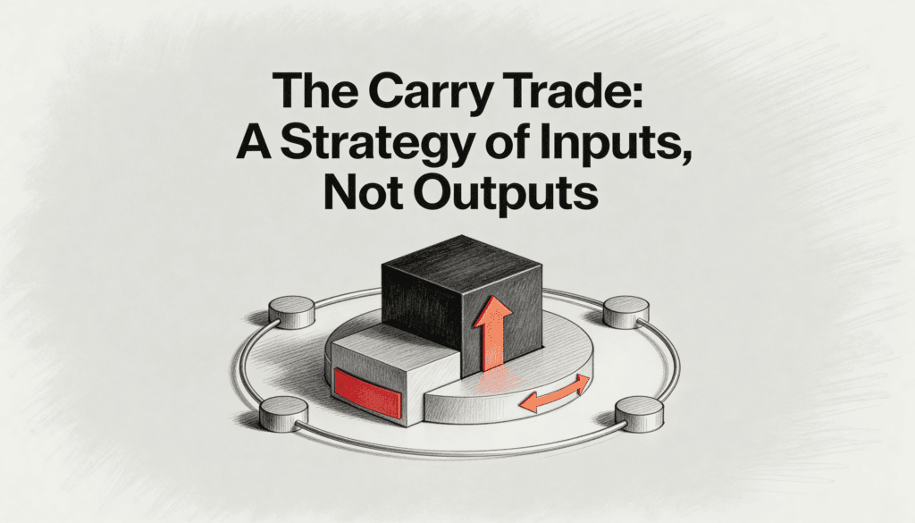 The Carry Trade- A Strategy of Inputs, Not Outputs