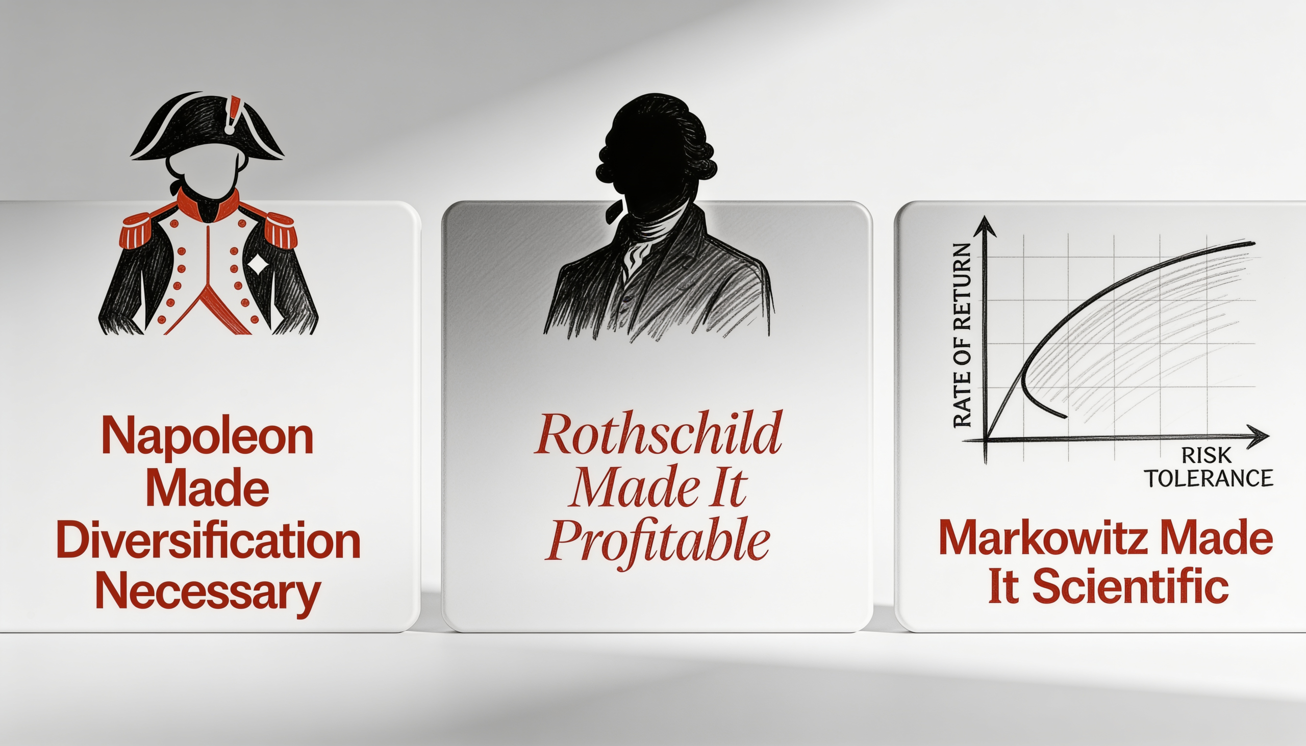 The History of Portfolio Diversification- Napoleon Made Diversification Necessary. Rothschild Made It Profitable. Markowitz Made It Scientific