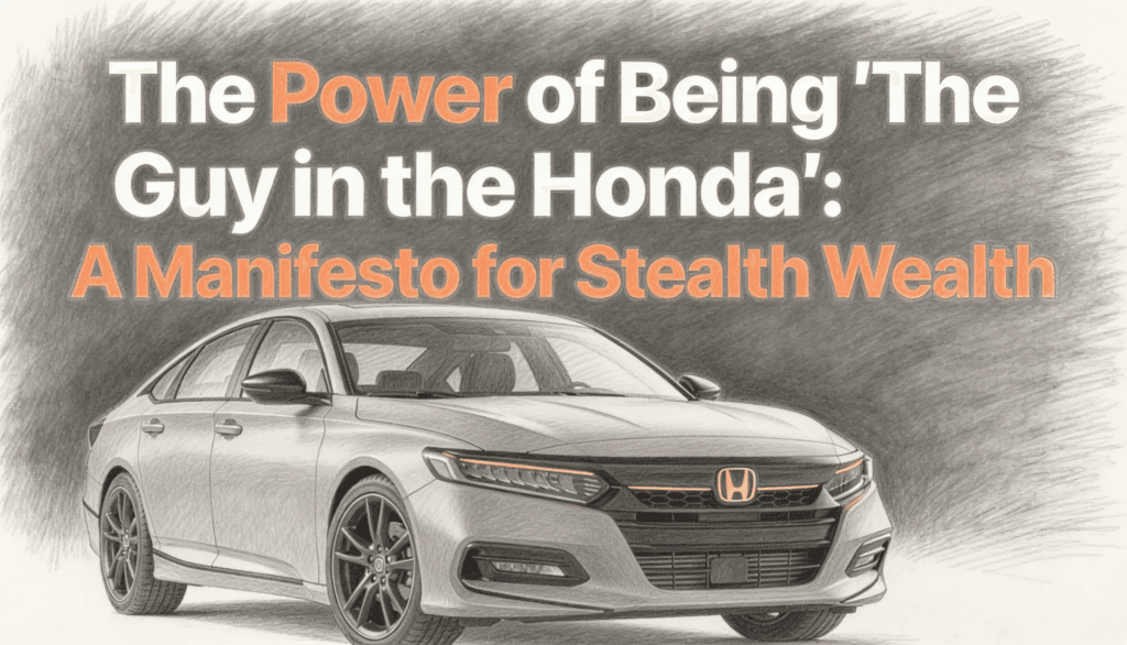 The Power of Being The Guy in the Honda- A Manifesto for Stealth Wealth