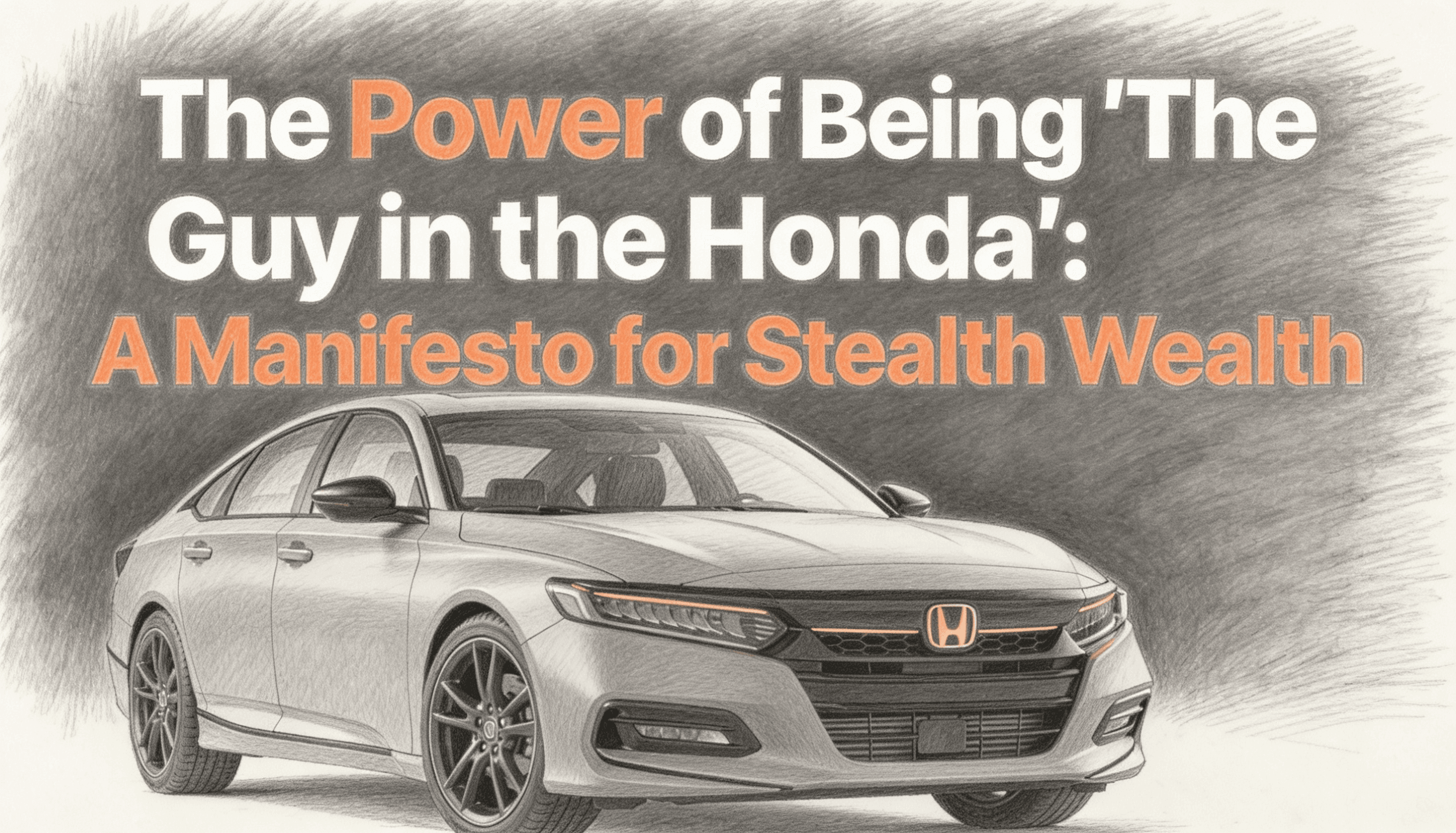 The Power of Being The Guy in the Honda- A Manifesto for Stealth Wealth