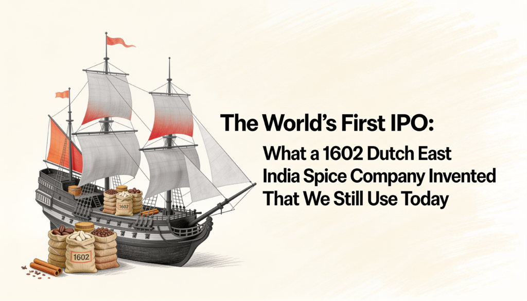 The World's First IPO- What a 1602 Dutch East India Spice Company Invented That We Still Use Today
