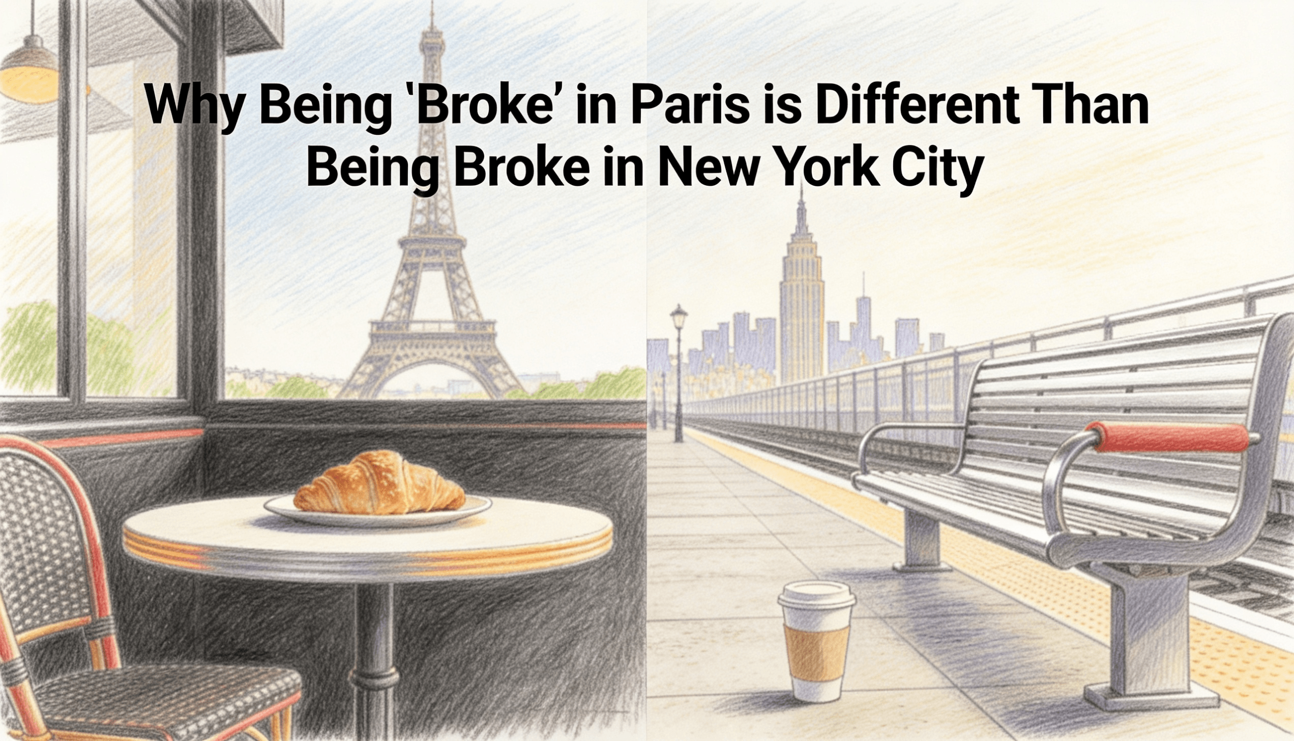 Why Being Broke in Paris is Different Than Being Broke in New York City