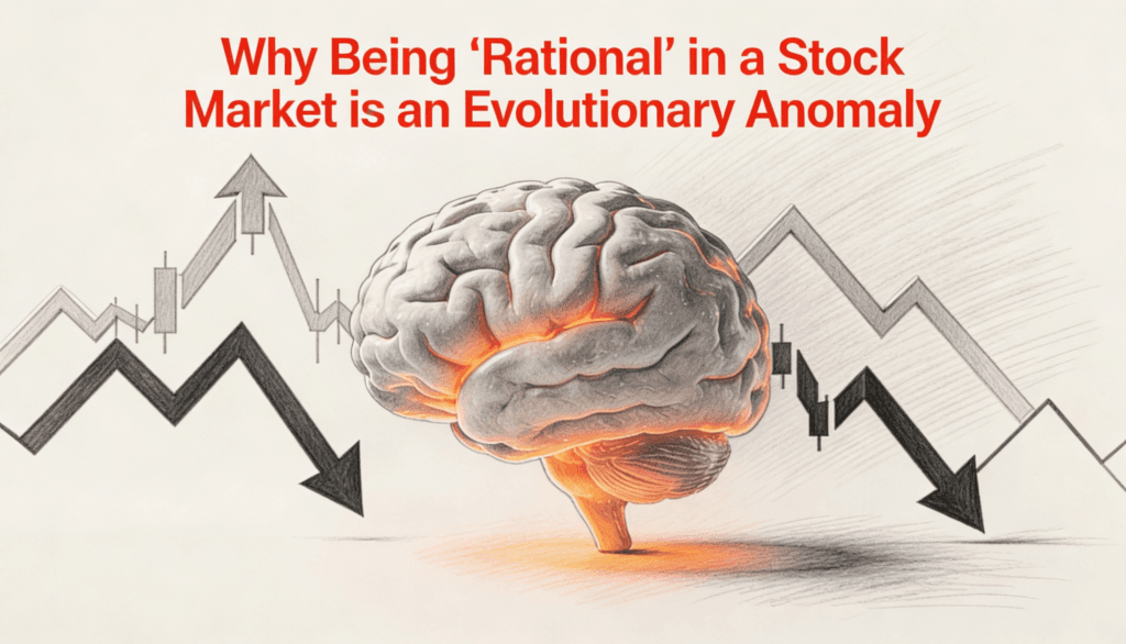 Why Being Rational in a Stock Market is an Evolutionary Anomaly