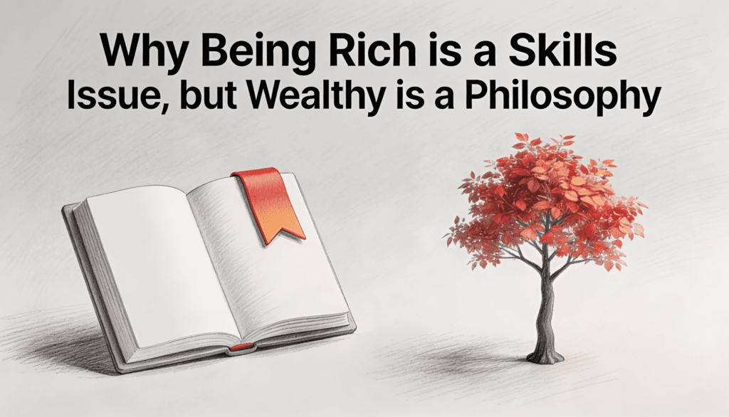 Why Being Rich is a Skills Issue, but Being Wealthy is a Philosophy