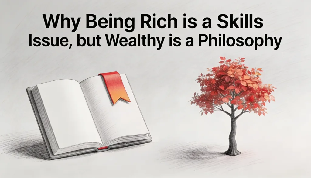 Why Being Rich is a Skills Issue, but Being Wealthy is a Philosophy