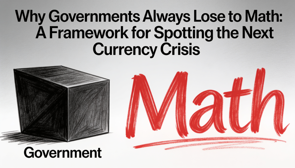 Why Governments Always Lose to Math- A Framework for Spotting the Next Currency Crisis