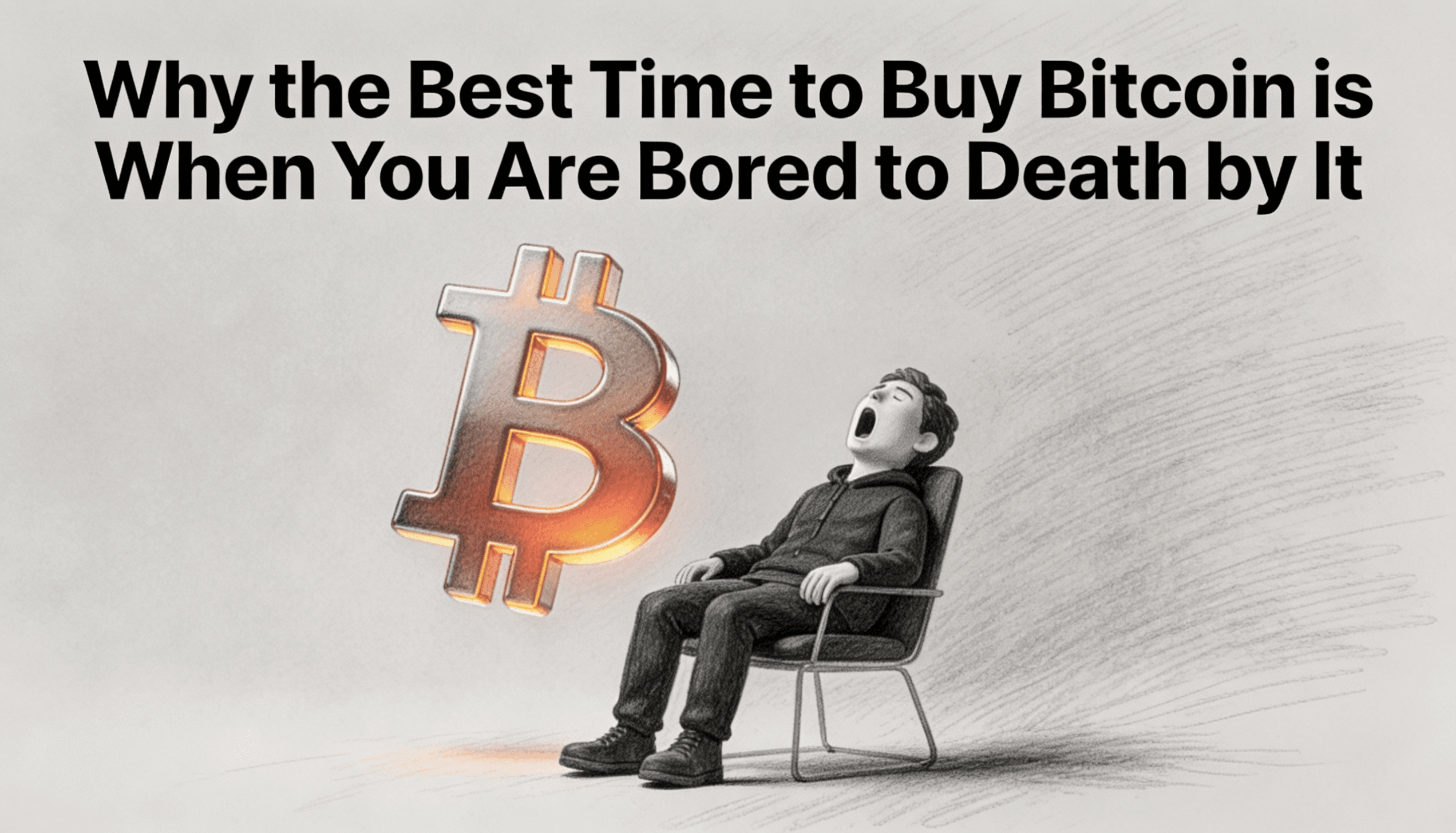 Why the Best Time to Buy Bitcoin is When You Are Bored to Death by It