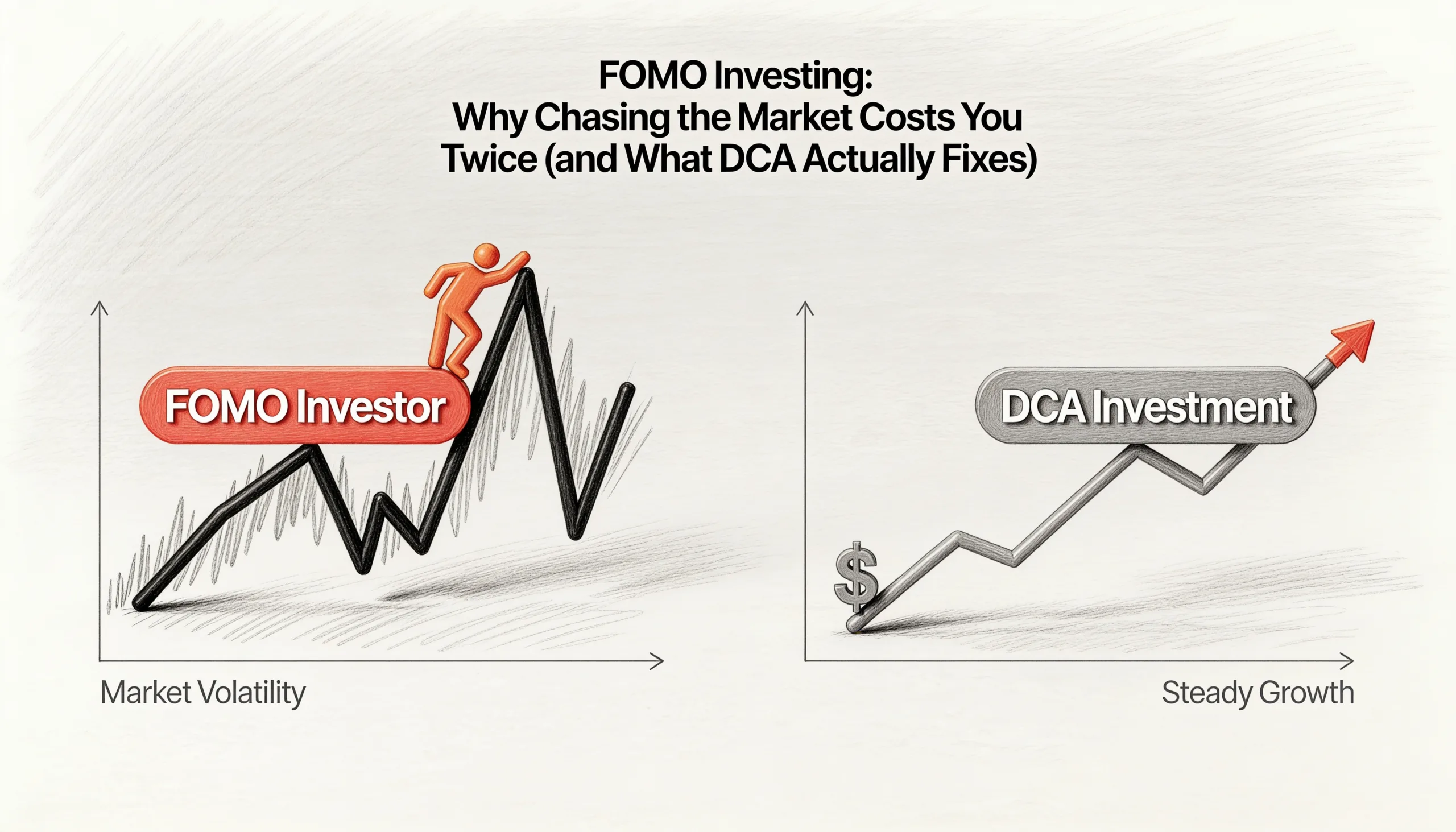 FOMO Investing - Why Chasing the Market Costs You Twice (and What DCA Actually Fixes)