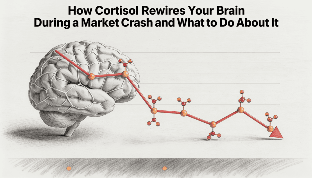 How Cortisol Rewires Your Brain During a Market Crash and What to Do About It