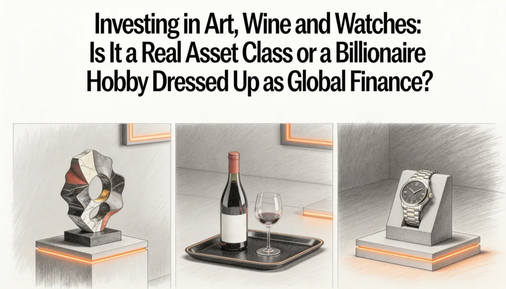 Investing in Art, Wine and Watches- Is It a Real Asset Class or a Billionaire Hobby Dressed Up as Global Finance?