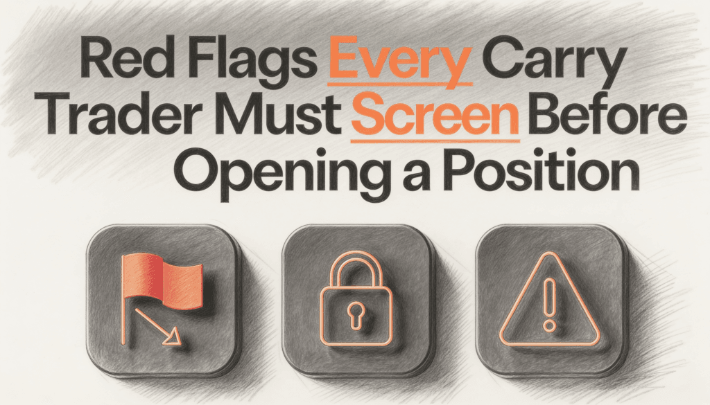 The 7 Red Flags Every Carry Trader Must Screen Before Opening a Position