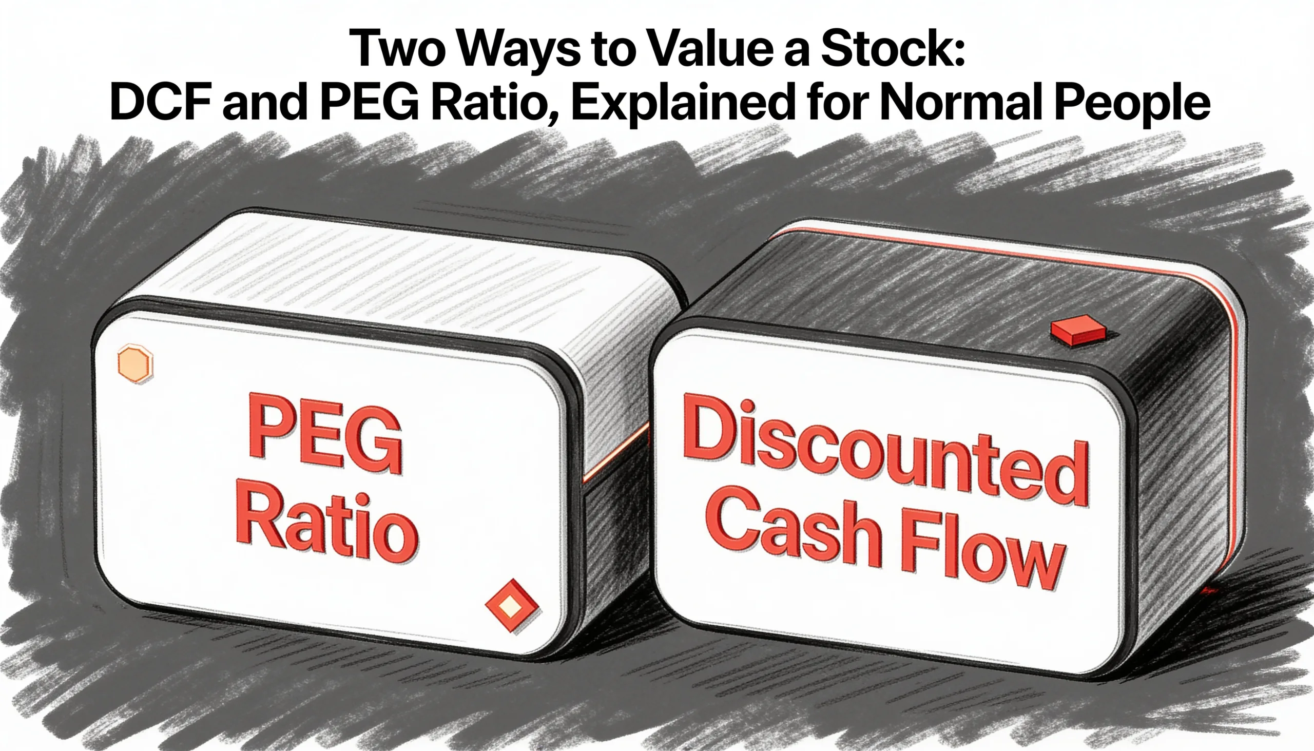 Two Ways to Value a Stock- DCF and PEG Ratio, Explained for Normal People