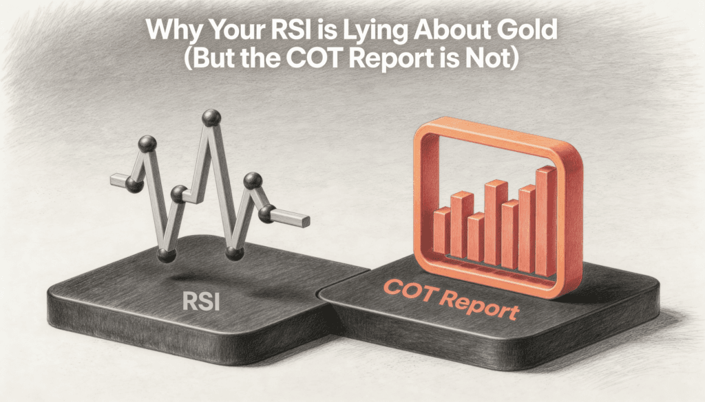 Why Your RSI is Lying About Gold (But the COT Report is Not)